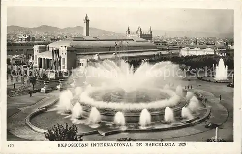 Expositions Exposicion Internacional de Barcelona 1929 Fuente Monumetal  Kat. Expositions