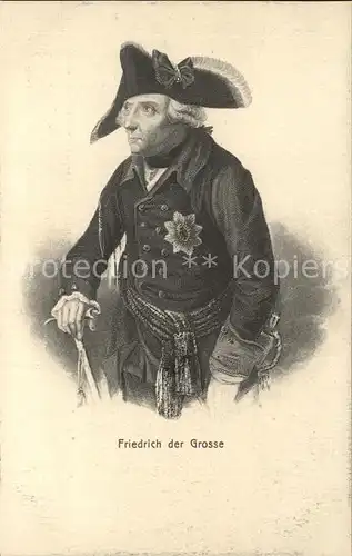 Adel Preussen Friedrich der Grosse  Kat. Koenigshaeuser