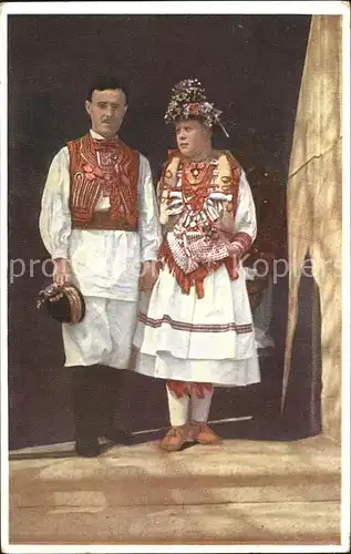 Trachten Kroatien Volkstracht  Kat. Trachten