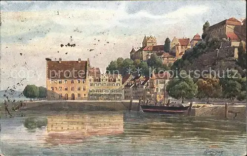 Marschall Vinzenz Meersburg am Bodensee Nr. 775 Kat. Kuenstlerkarte