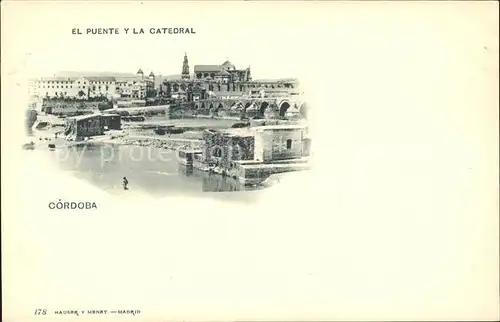 Verlag Hauser Y Menet Nr. 178 Cordoba el Puente y la Catedral Kat. Verlage