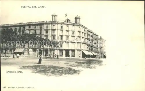 Verlag Hauser Y Menet Nr. 253 Barcelona Puerta del Angel Kat. Verlage