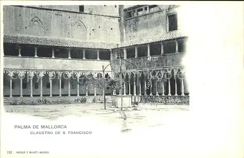 Verlag Hauser Y Menet Nr. 732 Palma de Mallorca Claustro de S. Francisco Kat. Verlage