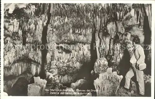Hoehlen Caves Grottes Mallorca Manacor Cuevas del Drach Detalle del Salon de la Aurora Kat. Berge