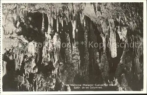 Hoehlen Caves Grottes Mallorca Manacor Cuevas del Drach Salon de las Columnas  Kat. Berge