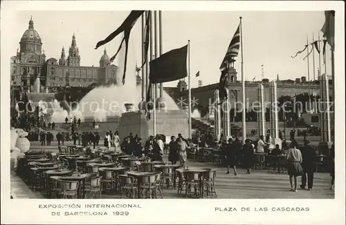 Exposicion Internacional Barcelona 1929 Plaza de las Cascadas Kat. Expositions