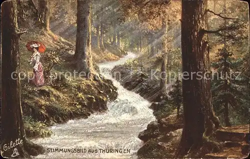 Verlag Tucks Oilette Nr. 7570 Stimmungsbild aus Thueringen Kat. Verlage