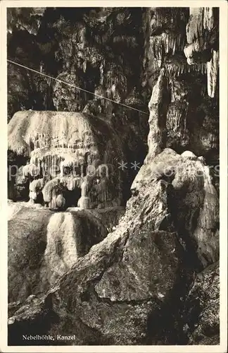 Hoehlen Caves Grottes Nebelhoehle Kanzel  Kat. Berge