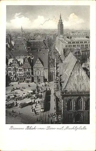 Strassenbahn Bremen Marktplatz Kat. Strassenbahn