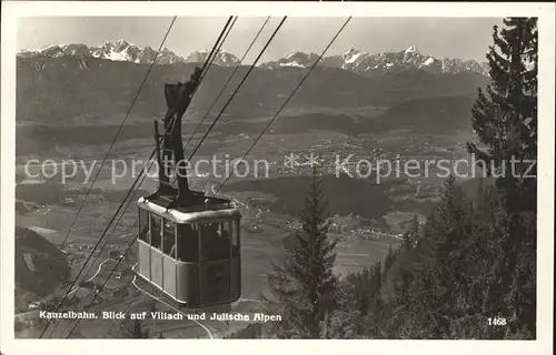 Seilbahn Kanzel Villach Julische Alpen Kat. Bahnen