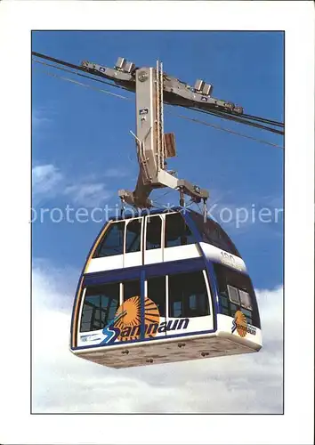 Seilbahn Samnaun Unter Engadin  Kat. Bahnen