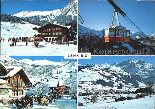 Seilbahn Lenk Berner Oberland  Kat. Bahnen
