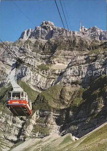 Seilbahn Saentis Schwaegalp Gyrenspitz  Kat. Bahnen