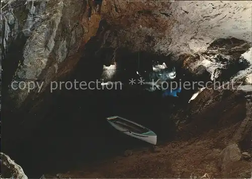 Hoehlen Caves Grottes St. Leonard Valais Lac souterrain  Kat. Berge