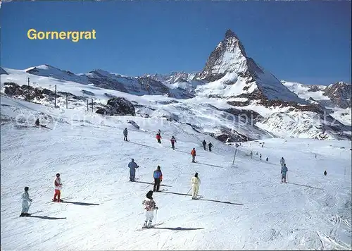 Skifahren Gornergrat Zermatt Matterhorn  Kat. Sport