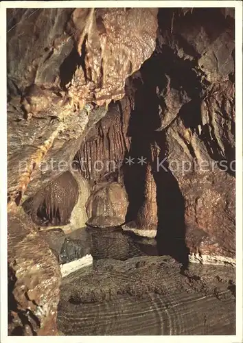 Hoehlen Caves Grottes St. Beatushoehlen Thunersee Interlaken Schneckengaenge Kat. Berge