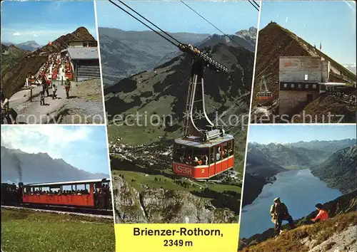 Seilbahn Zahnradbahn Brienzer Rothorn  Kat. Bahnen