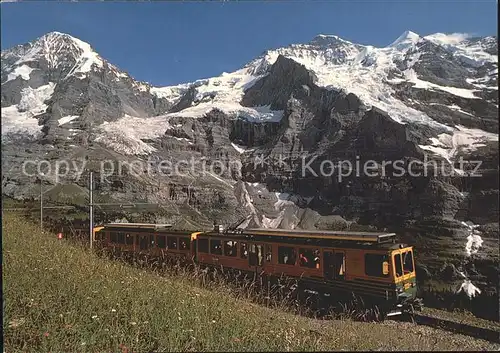 Zahnradbahn Doppeltriebwagen Wengernalpbahn WAB  Kat. Bergbahn