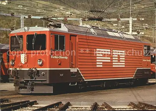 Lokomotive Furka Oberalp Bahn  Kat. Eisenbahn