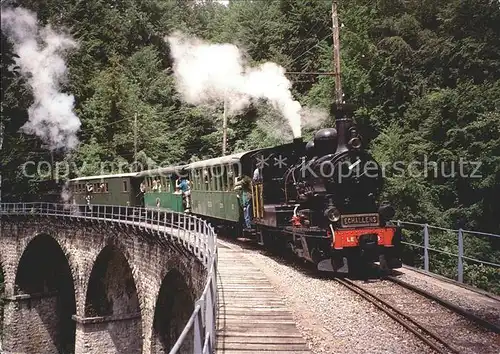 Lokomotive G 3 3 Nr. 8 LEB Blonay Chamby  Kat. Eisenbahn