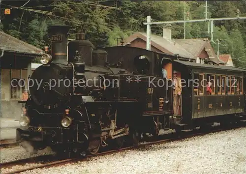 Lokomotive HG 3 3 1067 Ballenberg Dampfbahn Kat. Eisenbahn