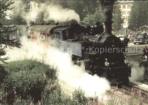 Lokomotive Dampfbahn Furka Bergstrecke Abfahrt Gletsch Kat. Eisenbahn