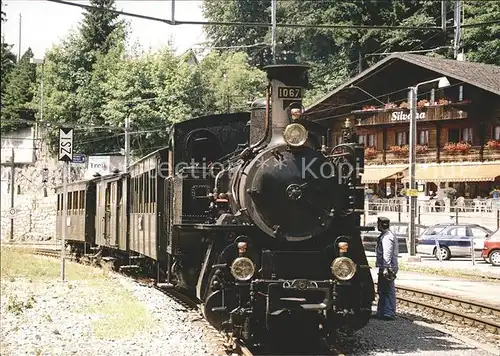 Lokomotive 1067 Ballenberg Dampfbahn Bruenigpass  Kat. Eisenbahn