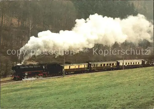 Eisenbahn Dampf Schnellzuglokomotive 01 1066 Ulmer Eisenbahnfreunde Kat. Eisenbahn