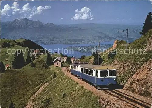 Zahnradbahn Arth Rigi Bahn Rigi Kulm Vierwaldstaettersee Pilatus Kat. Bergbahn