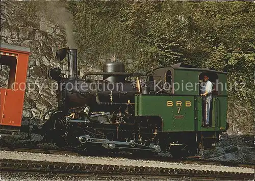 Lokomotive Brienzer Rothornbahn  Kat. Eisenbahn