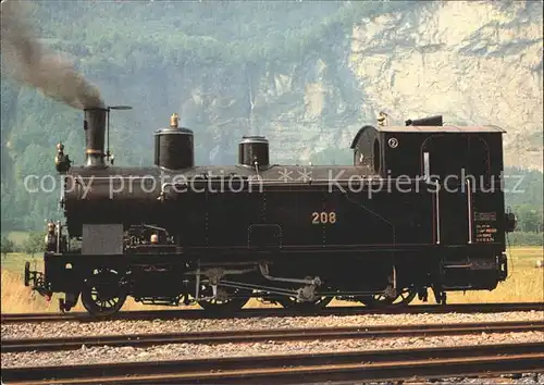 Lokomotive G 3 4 208 Ballenberg Dampf Bahn  Kat. Eisenbahn