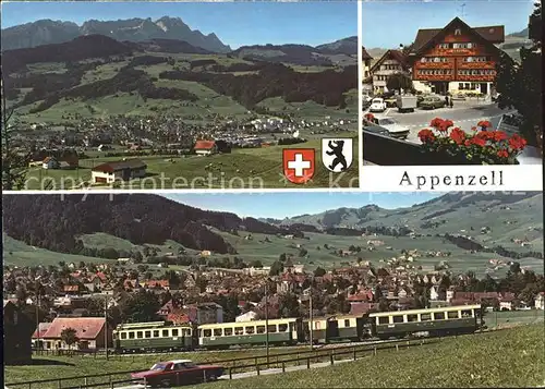 Eisenbahn St. Gallen Gais Appenzell Bahn Saentis Landsgemeindeplatz  Kat. Eisenbahn