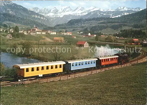 Eisenbahn Amor Express Bodensee Toggenburg Bahn Nesslau Neu St. Johann Kat. Eisenbahn