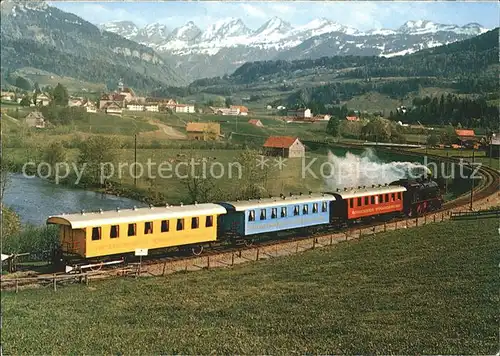 Eisenbahn Amor Express Bodensee Toggenburg Bahn Nesslau Neu St. Johann Kat. Eisenbahn