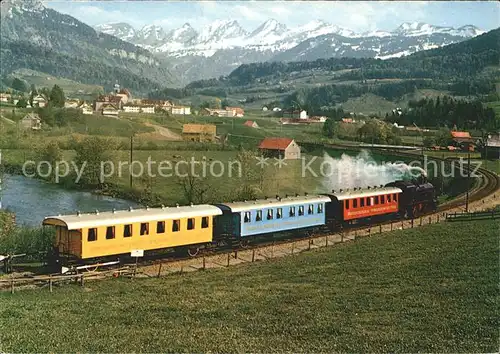 Eisenbahn Amor Express Bodensee Toggenburg Bahn Nesslau Neu St. Johann Kat. Eisenbahn