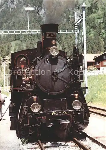 Lokomotive HG 3 3 1067 Ballenberg Dampfbahn Kat. Eisenbahn
