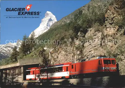 Eisenbahn Glacier Express Matterhorn  Kat. Eisenbahn