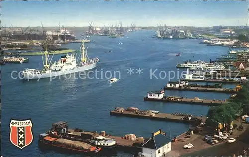 Hafenanlagen Amsterdam Hafen  Kat. Schiffe