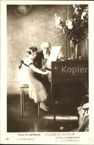 Klavier Le Lecon de Clavecin J.A. Muenier Nr. 131  Kat. Musik