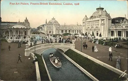 Exhibition Franco British London 1908 Fine Art Palace  Kat. Expositions