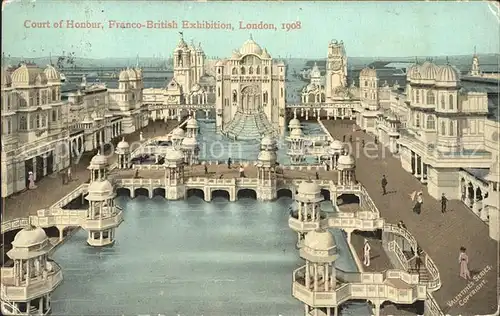 Exhibition Franco British London 1908 Court of Honour  Kat. Expositions