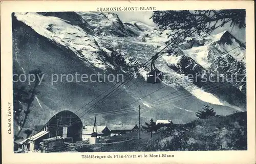 Seilbahn Plan Pratz Mont Blanc  Kat. Bahnen