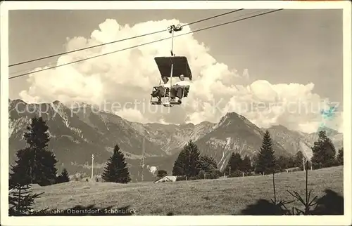 Sessellift Oberstdorf Schoenblick  Kat. Bahnen