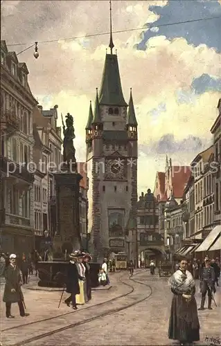 Hoffmann Heinrich Freiburg im Breisgau Kaiserstrasse Martinstor Nr. 5 Kat. Kuenstlerkarte