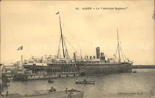 Dampfer Oceanliner Marechal Bugeaud Alger  Kat. Schiffe