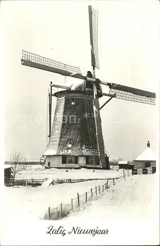 Windmuehle Niederlande Neujahr  Kat. Gebaeude und Architektur