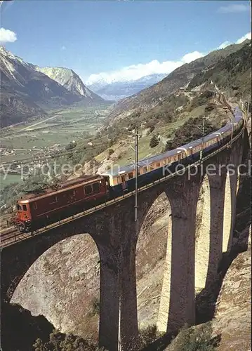 Viadukte Viaduc Luogelkin Bern Loetschberg Simplon Bahn Kat. Bruecken