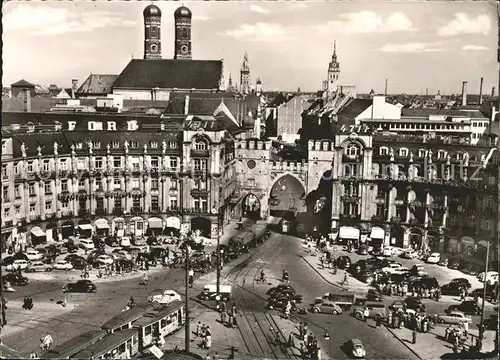 Strassenbahn Muenchen Karlsplatz Kat. Strassenbahn