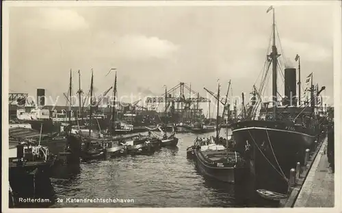 Hafenanlagen Rotterdam Katendrechtschehaven Schiffe  Kat. Schiffe
