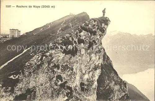 Bergsteigen Klettern Rochers de Naye  Kat. Bergsteigen